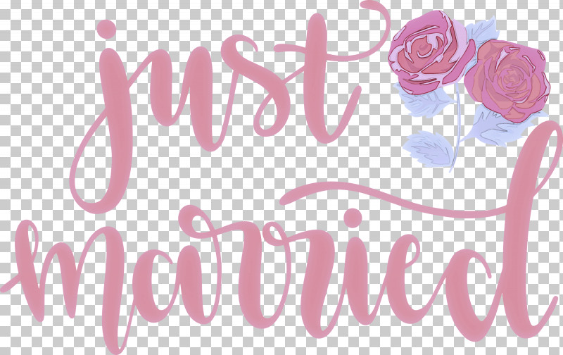 Just Married Wedding PNG, Clipart, Flower, Greeting, Greeting Card, Just Married, Logo Free PNG Download