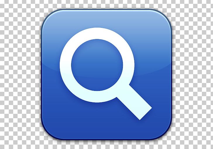 search button icon blue