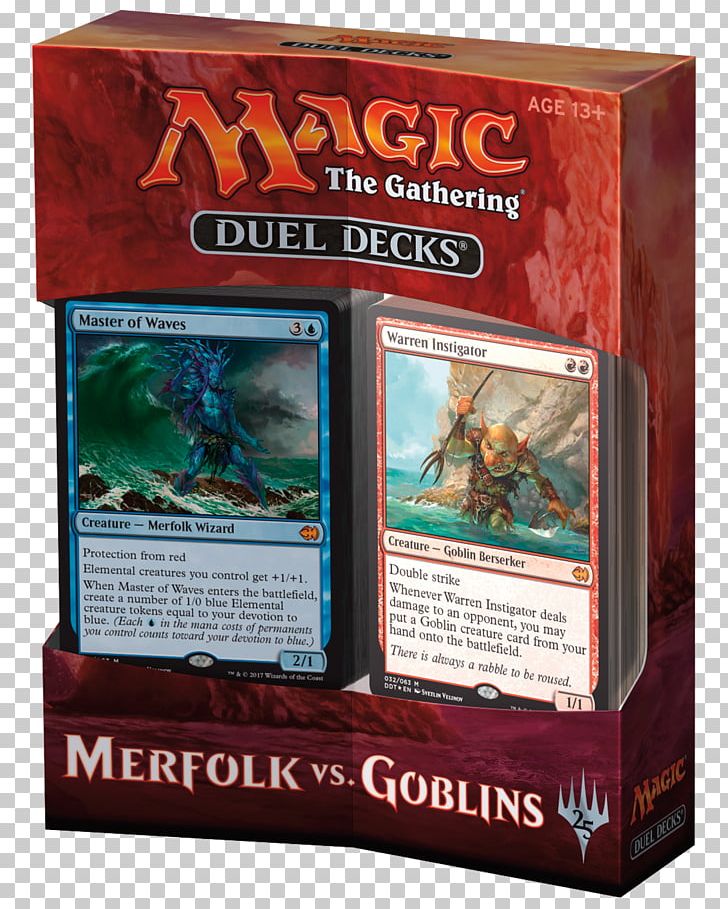 Magic: The Gathering Duel Decks: Merfolk Vs. Goblins Playing Card Game PNG, Clipart, Card Sleeve, Collectible Card Game, Deck, Duel, Duel Decks Merfolk Vs Goblins Free PNG Download