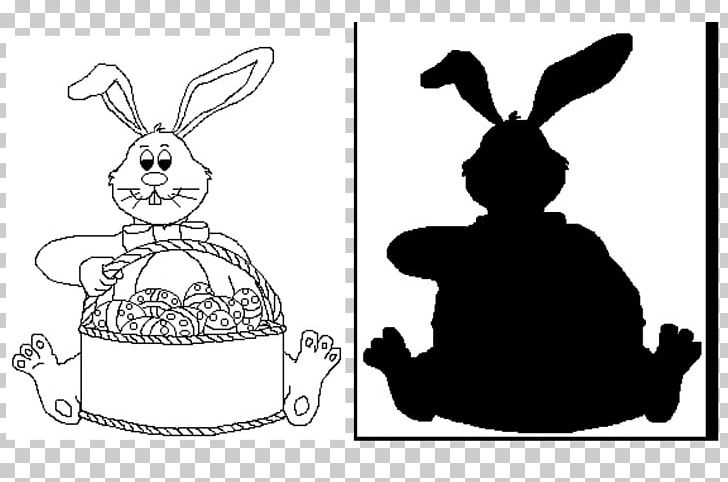 Rabbit Black And White Easter Bunny Hare PNG, Clipart, Animals, Art, Black And White, Coloring Book, Craft Free PNG Download
