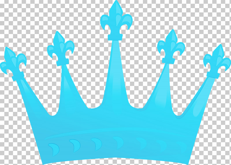 Crown PNG, Clipart, Aqua, Crown, Gesture, Paint, Turquoise Free PNG Download