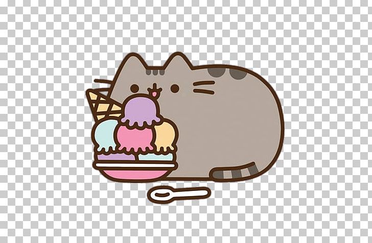 Pusheen Eating Ice Cream PNG Clipart Icons Logos Emojis Pusheen Free 
