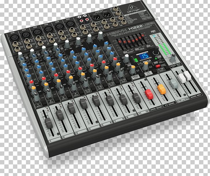 Audio Mixers Behringer Xenyx X1222USB Behringer X1832USB Behringer Xenyx X1204USB PNG, Clipart, Analog Signal, Audio Equipment, Behringer, Behringer X1832usb, Behringer Xenyx 1202fx Free PNG Download