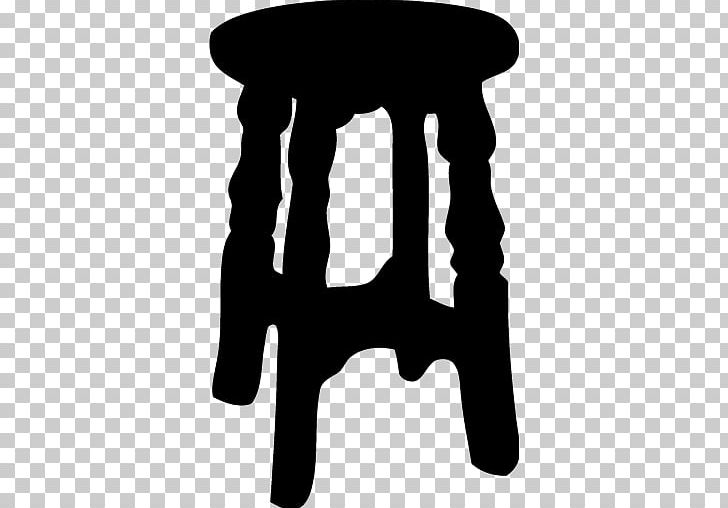 Table Stool Silhouette Chair PNG, Clipart, Angle, Black And White, Chair, Feces, Furniture Free PNG Download