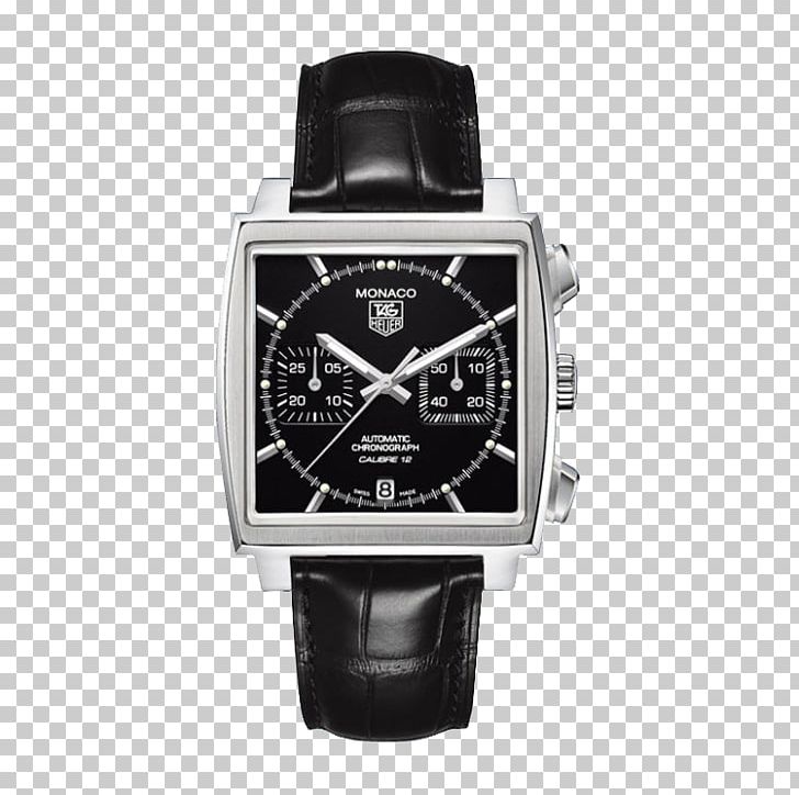TAG Heuer Monaco Automatic Watch Chronograph PNG, Clipart, Accessories, Automatic, Automatic Watch, Leather, Mechanical Free PNG Download