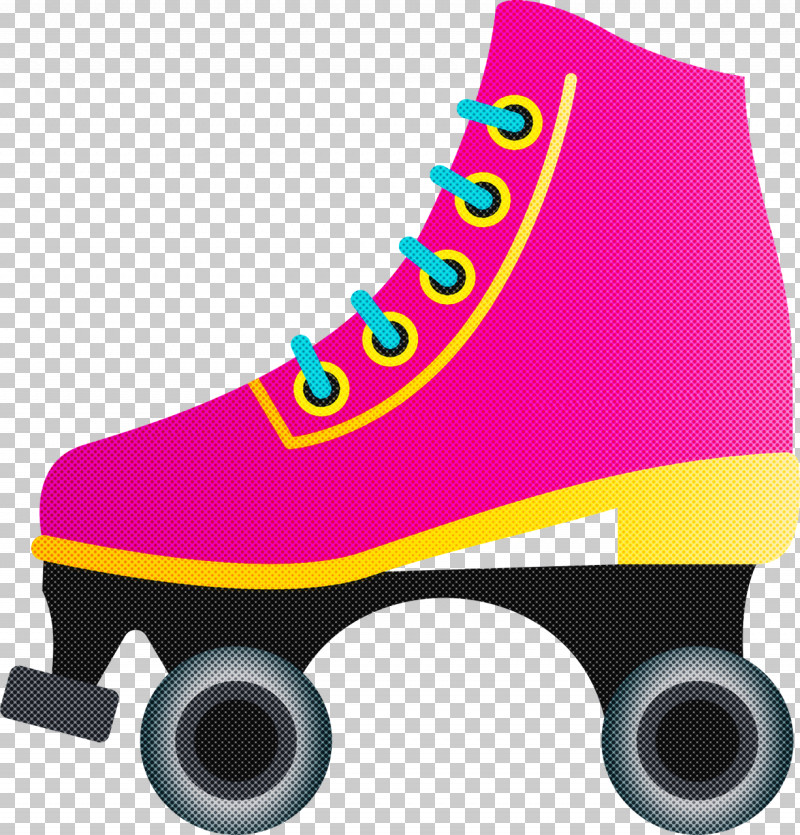 Footwear Roller Skates Quad Skates Shoe Pink PNG, Clipart, Athletic Shoe, Footwear, Magenta, Pink, Quad Skates Free PNG Download