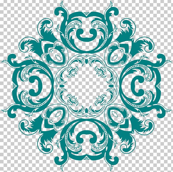 Floral Design Interior Design Services Vintage PNG, Clipart, Aqua, Art, Black And White, Circle, Decorative Arts Free PNG Download