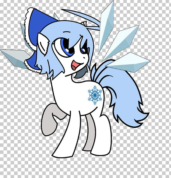 Pony Cirno Touhou Project Horse PNG, Clipart, Animal Figure, Area, Art, Artist, Artwork Free PNG Download