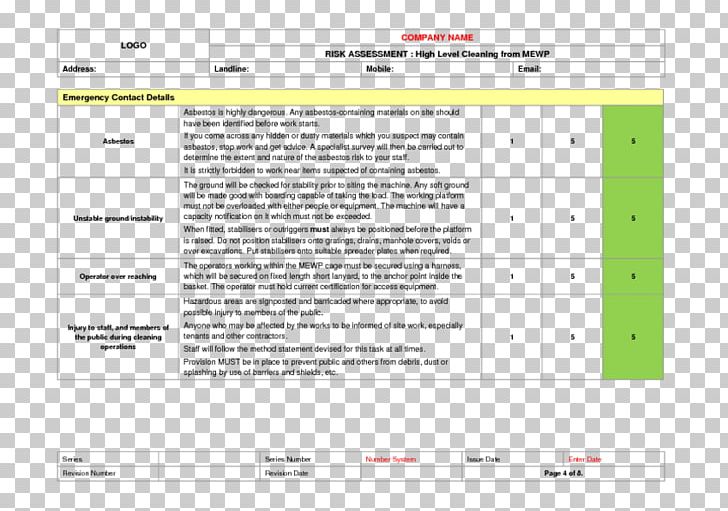 Risk Assessment Document Aerial Work Platform Concept PNG, Clipart, Aerial Work Platform, Area, Brand, Computer, Computer Program Free PNG Download