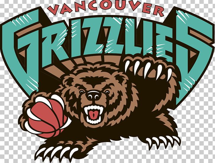 Vancouver Grizzlies Memphis Grizzlies NBA Logo PNG, Clipart, Basketball, Bear, Carnivoran, Decal, Expansion Team Free PNG Download