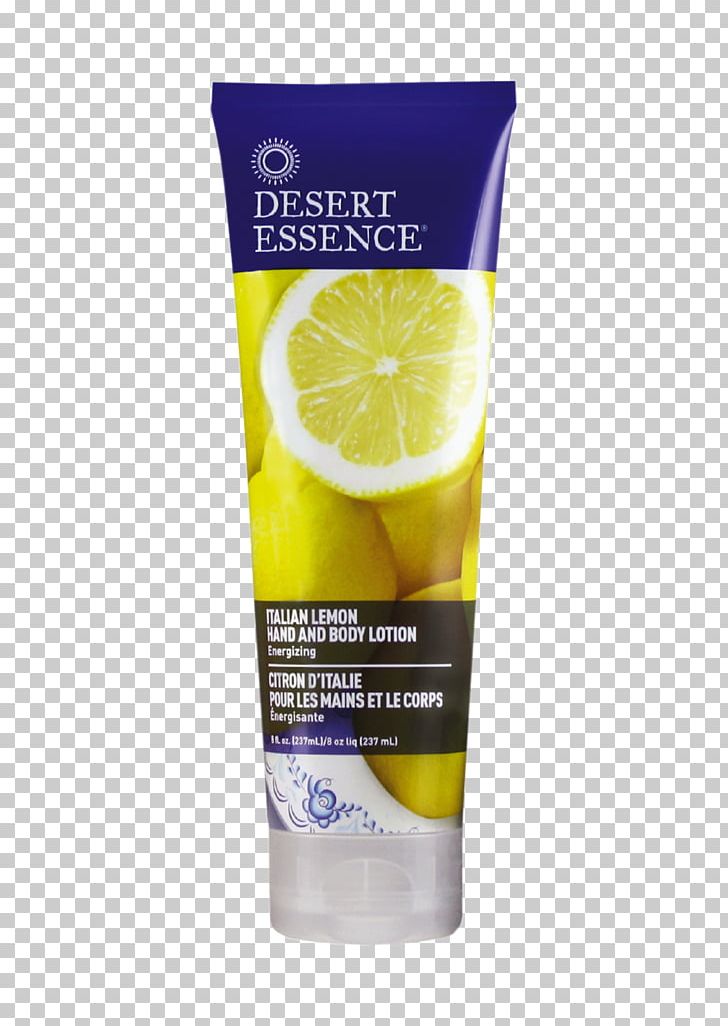 Desert Essence Coconut Hand And Body Lotion Lemon Shampoo Cream PNG, Clipart, Body Wash, Citric Acid, Citrus, Cleanser, Cream Free PNG Download