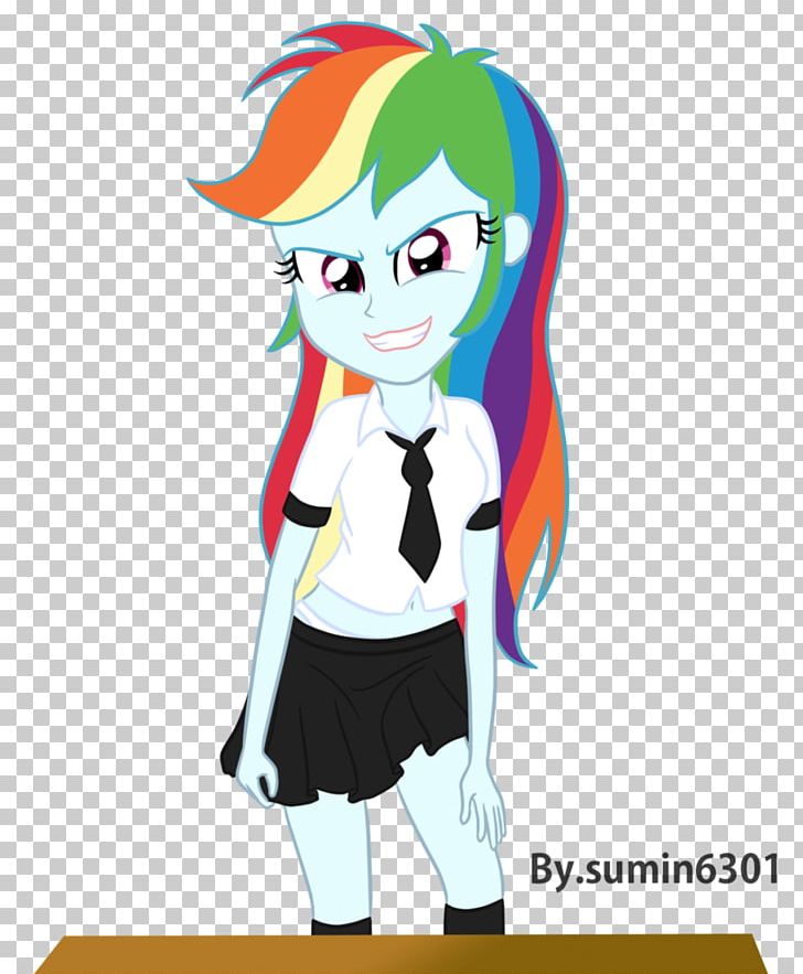 Rainbow Dash Rarity School Uniform Sunset Shimmer PNG, Clipart, Art, Cartoon, Clothing, Education Science, Equestria Free PNG Download