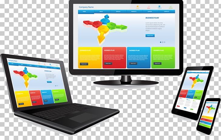 Responsive Web Design Website Development Graphics PNG, Clipart, Brand, Communication, Computer, Computer Monitor, Display Device Free PNG Download