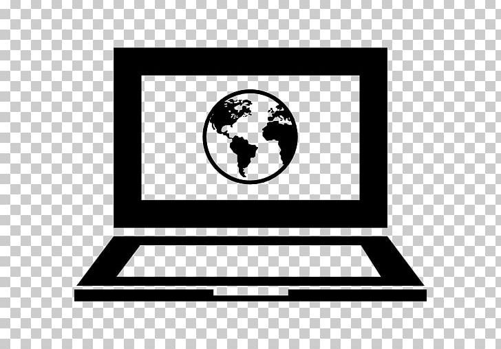 Laptop Computer Icons Symbol PNG, Clipart, Area, Black, Black And White, Brand, Button Free PNG Download