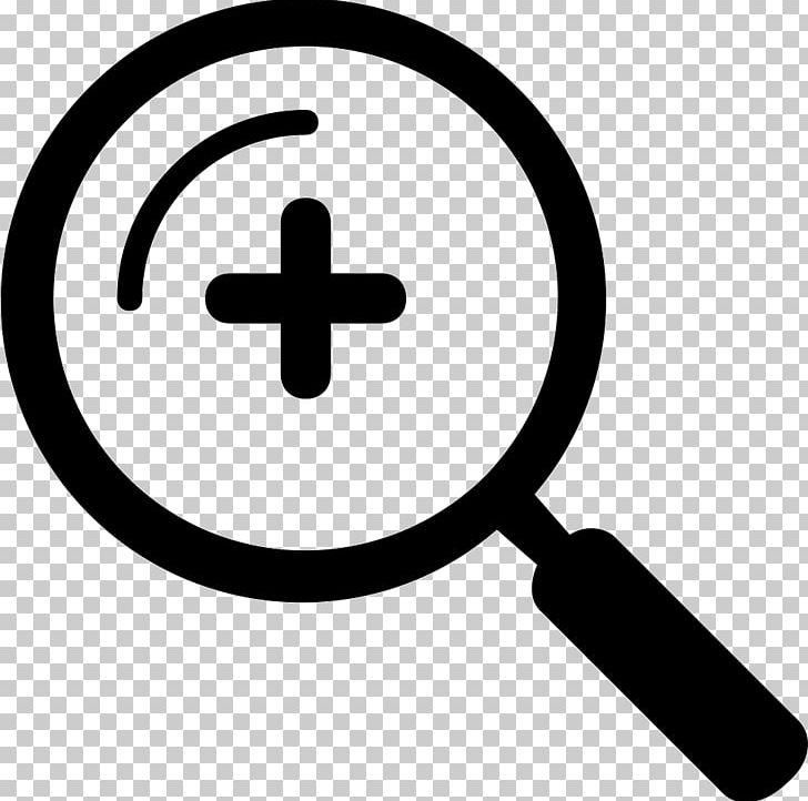 Magnifying Glass Computer Icons PNG, Clipart, Area, Black And White, Computer Icons, Download, Encapsulated Postscript Free PNG Download