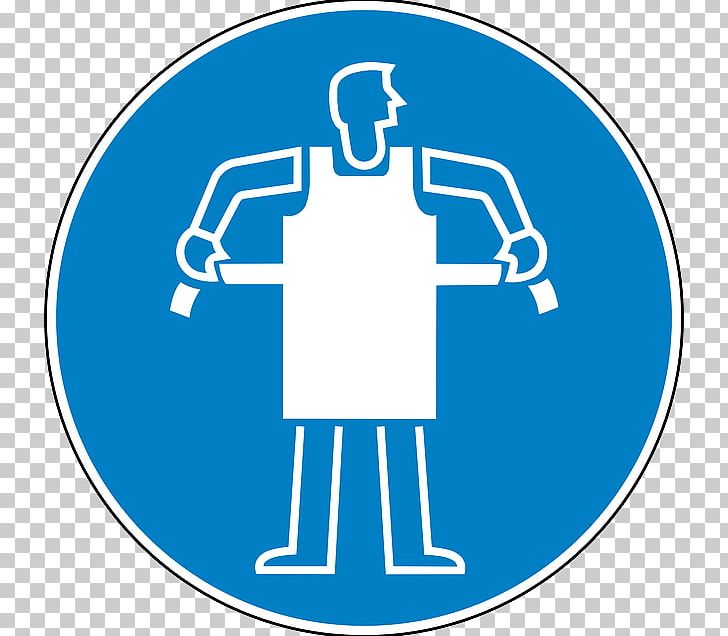 Occupational Safety And Health Apron Sign Personal Protective Equipment PNG, Clipart, Apron, Area, Biological Hazard, Blue, Blue Sign Free PNG Download