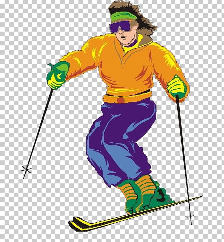 Ski Pole Skiing Drawing PNG, Clipart, Animation, Art, Cartoon, Cool Backgrounds, Cool Border Free PNG Download