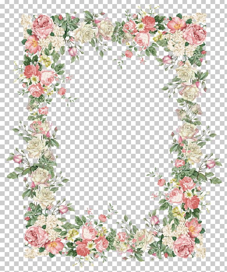 Flower Rose Floral Design Wreath PNG, Clipart, Blossom, Border, Branch, Clip Art, Cut Flowers Free PNG Download