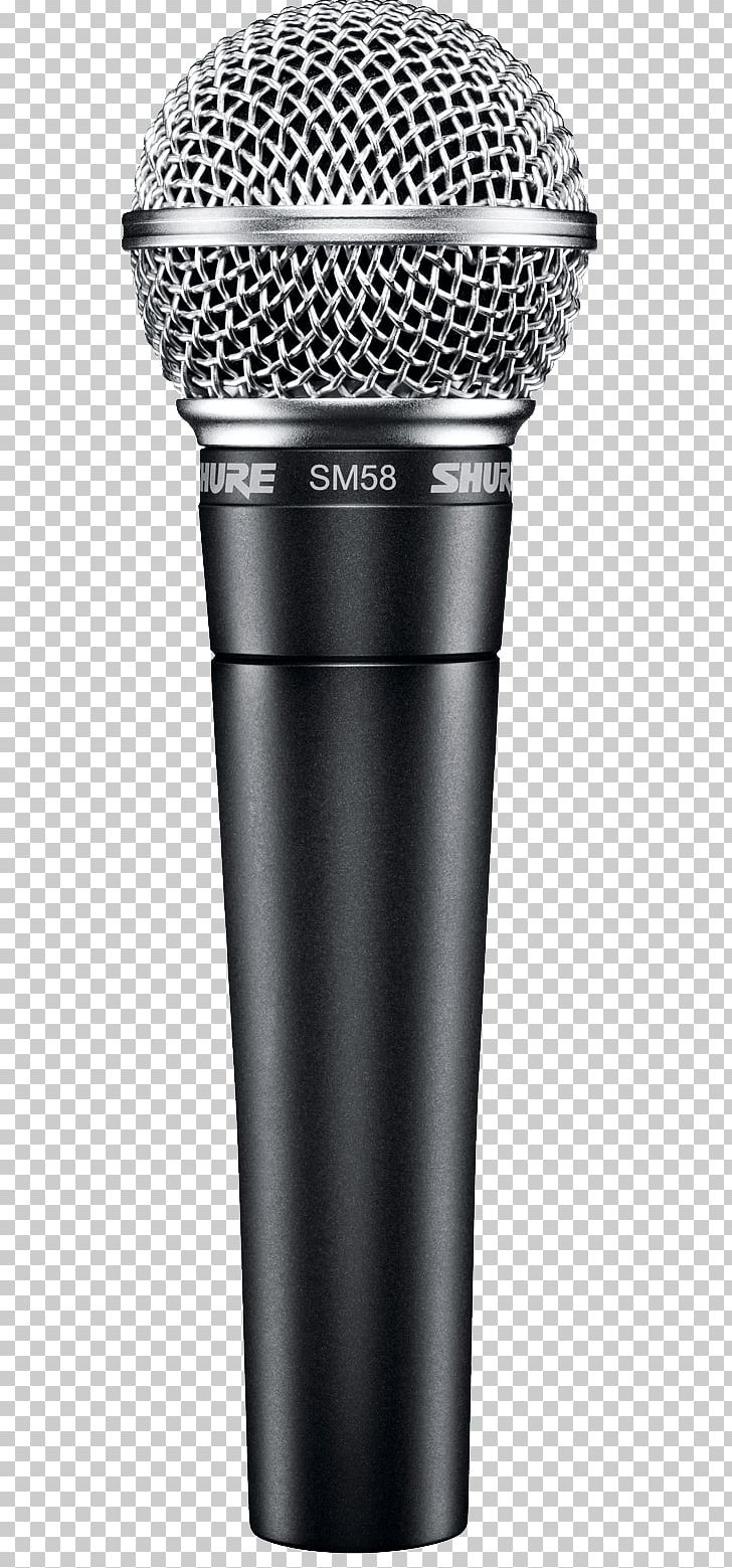 Microphone Shure SM58 Human Voice XLR Connector PNG, Clipart, Amplifier, Audio, Audio Equipment, Black And White, Chromecast Free PNG Download