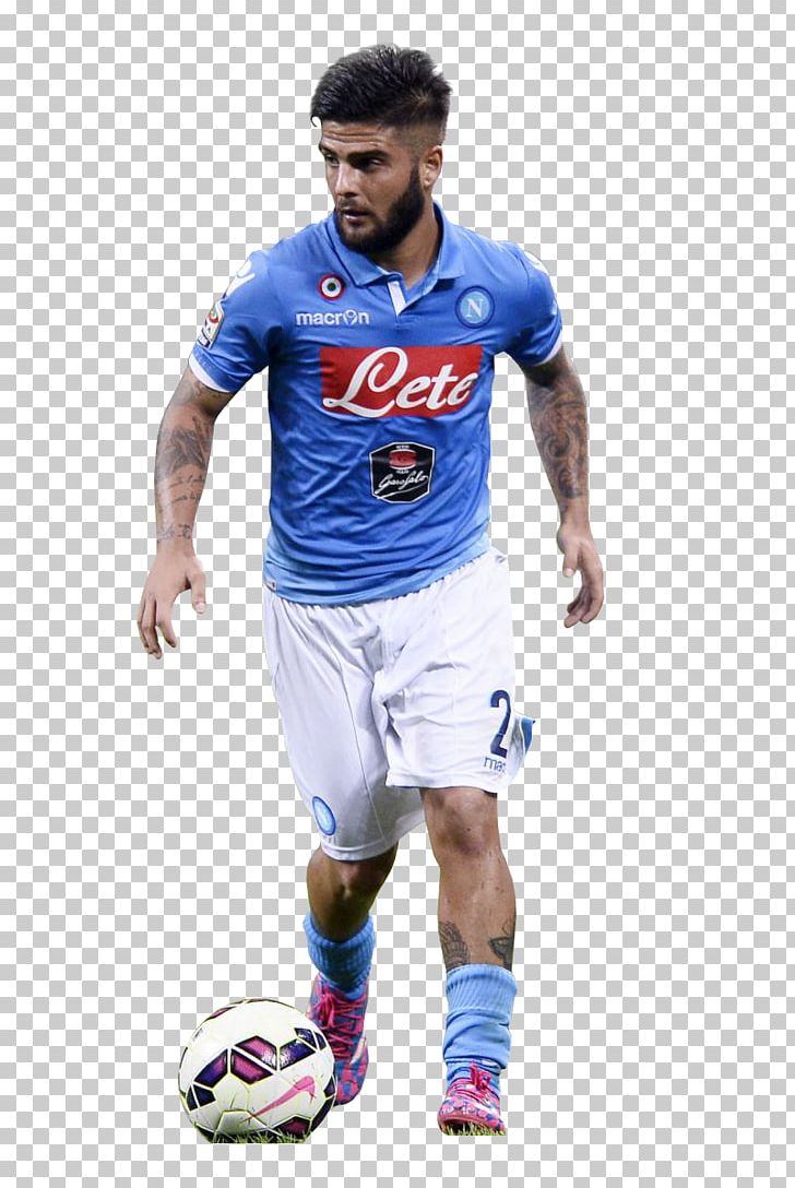 Lorenzo Insigne S.S.C. Napoli Football Player T-shirt Sport PNG, Clipart, Ball, Blue, Clothing, Dries Mertens, Football Free PNG Download