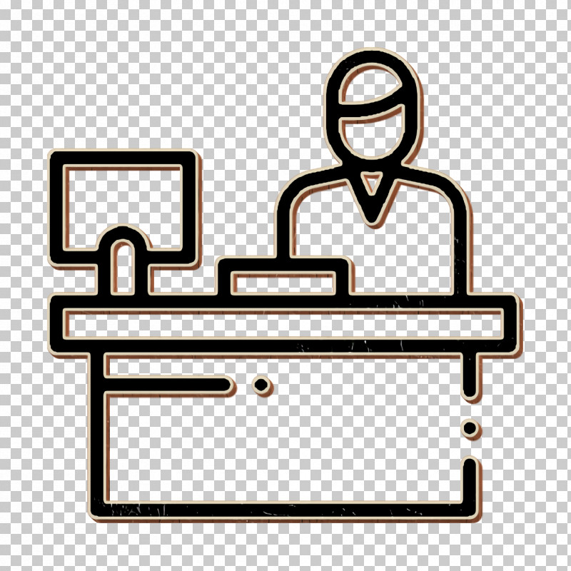 Reception Icon Desk Icon Office Icon PNG, Clipart, Desk Icon, Office Icon, Reception Icon, Trash, Waste Container Free PNG Download
