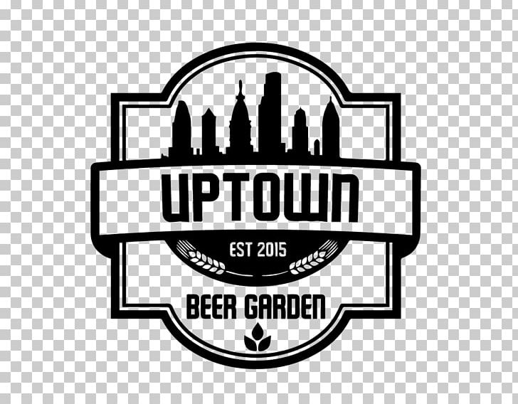 Uptown Beer Garden Open For 2018 Season Food Logo PNG, Clipart, 2018, Beer, Beer Garden, Black And White, Brand Free PNG Download