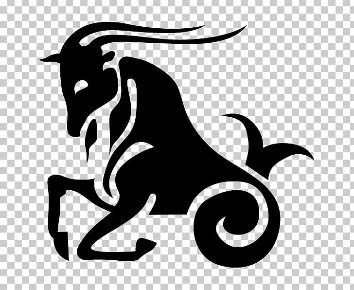 Astrological Sign Capricorn Zodiac Cancer Astrology PNG, Clipart, Aries, Artwork, Black, Black And White, Capricornus Free PNG Download