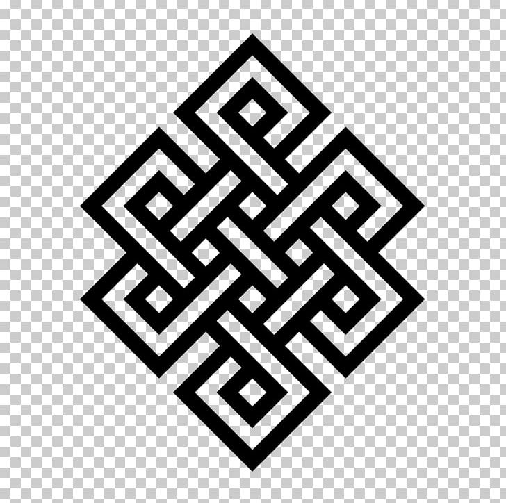 Endless Knot Eternity Buddhism PNG, Clipart, Angle, Area, Ashtamangala, Black, Brand Free PNG Download