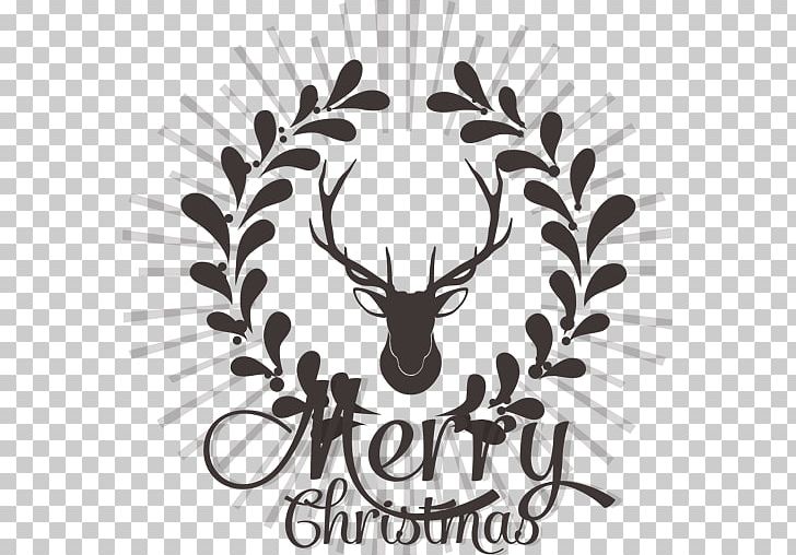 Greeting & Note Cards Christmas New Year's Day PNG, Clipart, Amp, Antler, Black And White, Brand, Cards Free PNG Download