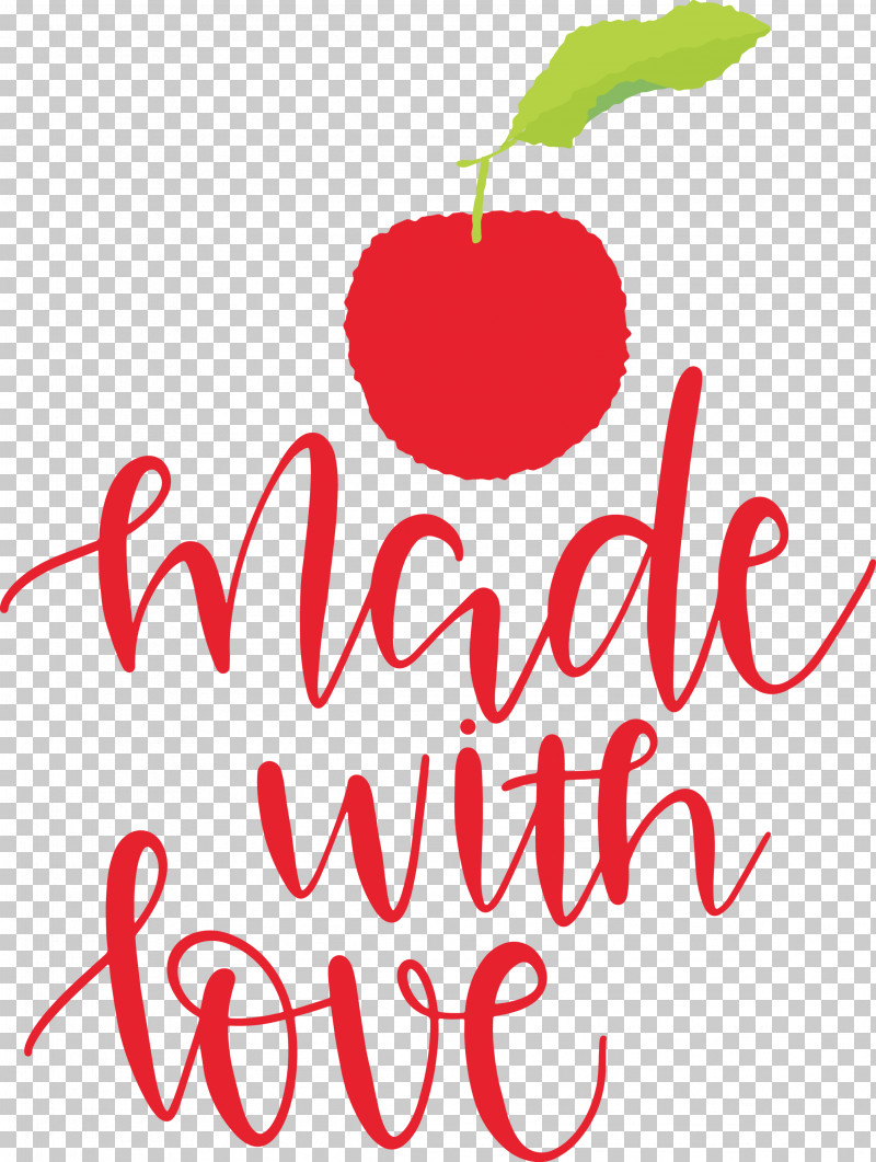 Made With Love Food Kitchen PNG, Clipart, Biology, Flower, Food, Fruit, Geometry Free PNG Download