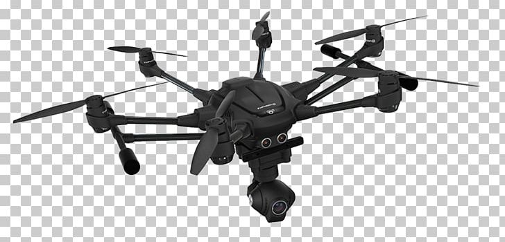 Yuneec International Typhoon H Draganflyer X6 Unmanned Aerial Vehicle 4K Resolution PNG, Clipart, 4k Resolution, Aircraft, Black And White, Camera, Corporate Image Free PNG Download