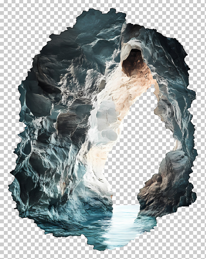 Cave - Cave With Water Passage PNG