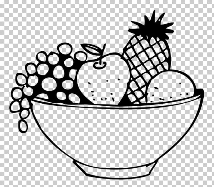 Draw a basket of fruits