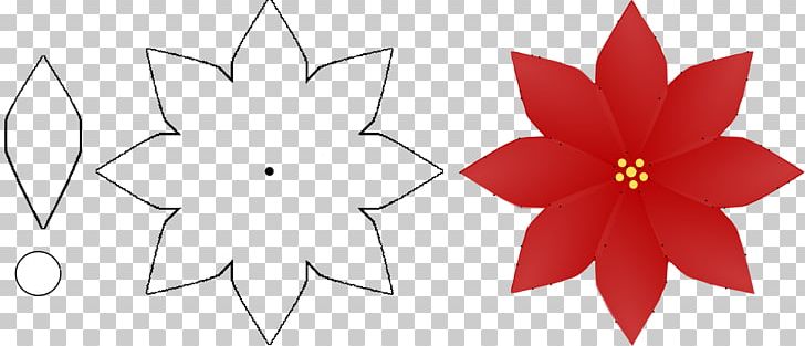 Flower Poinsettia Christmas Template PNG, Clipart, Angle, Area, Christmas, Christmas Card, Christmas Decoration Free PNG Download