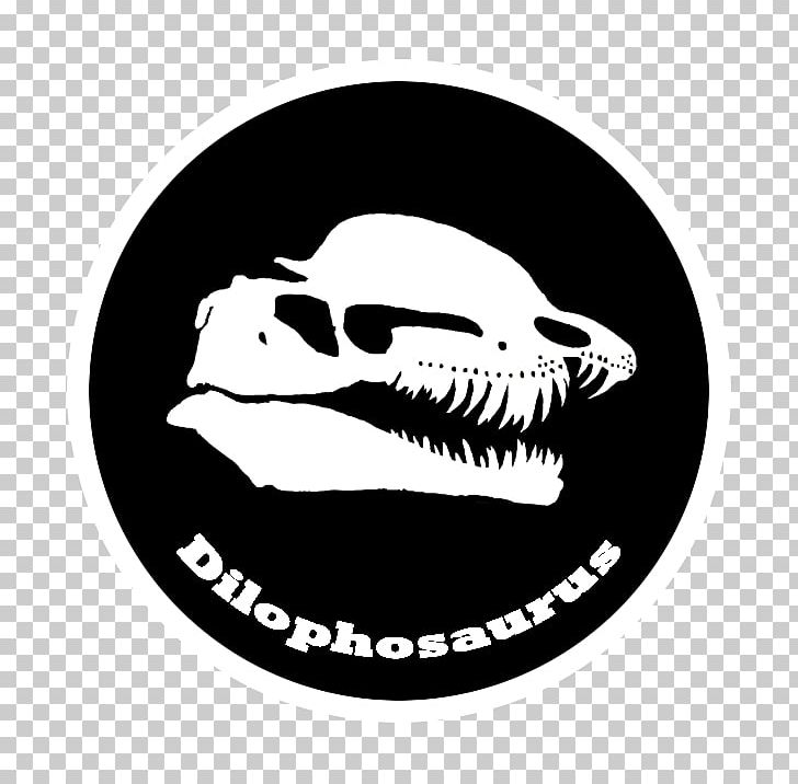 Logo Skull White Font PNG, Clipart, Black And White, Bone, Dilophosaurus, Fantasy, Jaw Free PNG Download