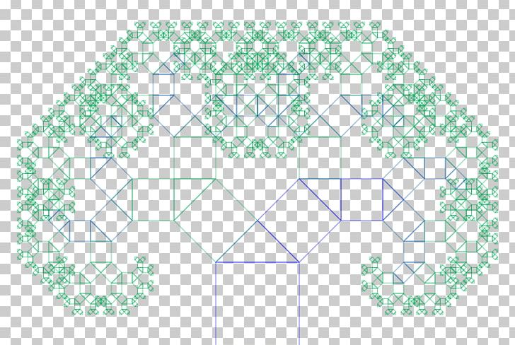 Pythagoras Tree Pattern PNG, Clipart, Angle, Area, Circle, Diagram, Green Free PNG Download