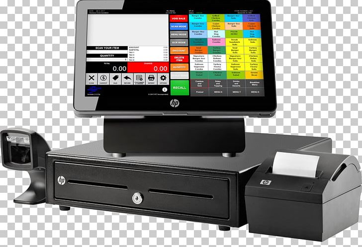 Point Of Sale Sales Cash Register Hewlett-Packard PNG, Clipart, Barcode, Barcode Scanners, Cash Register, Computer Software, Display Device Free PNG Download