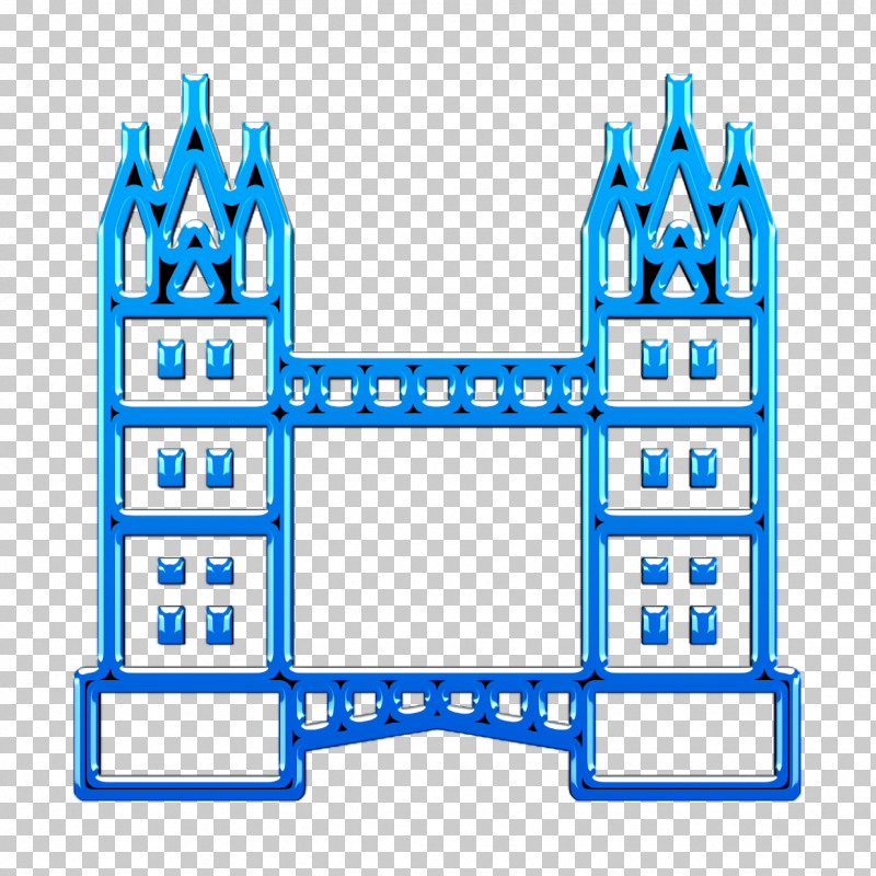 Tower Bridge Icon London Icon Landmarks Icon PNG, Clipart, Blue, Cobalt Blue, Furniture, Geometry, Landmarks Icon Free PNG Download