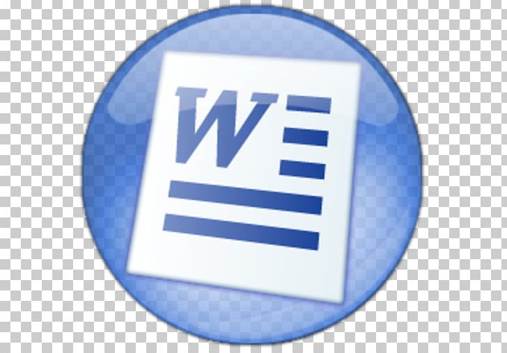 Microsoft Word Microsoft Office 2007 Computer Icons PNG, Clipart, Blue, Brand, Computer Icons, Electric Blue, Logo Free PNG Download