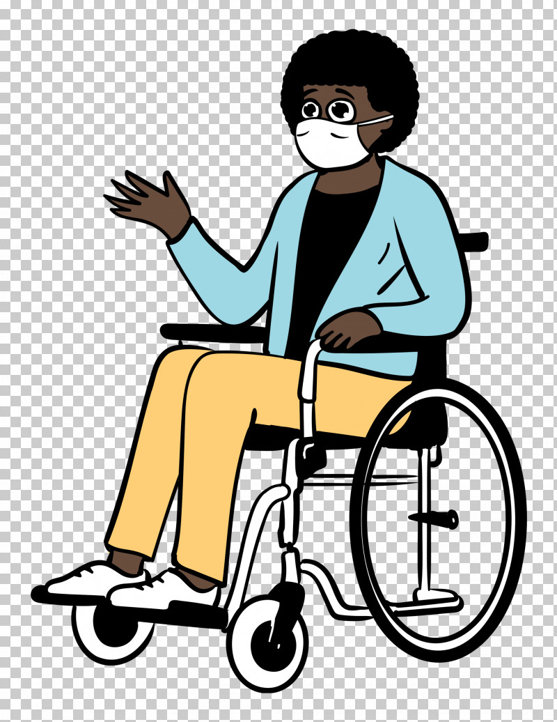 Woman Wheelchair Medical Mask PNG, Clipart, Beauty, Beautym, Behavior, Chair, Health Free PNG Download