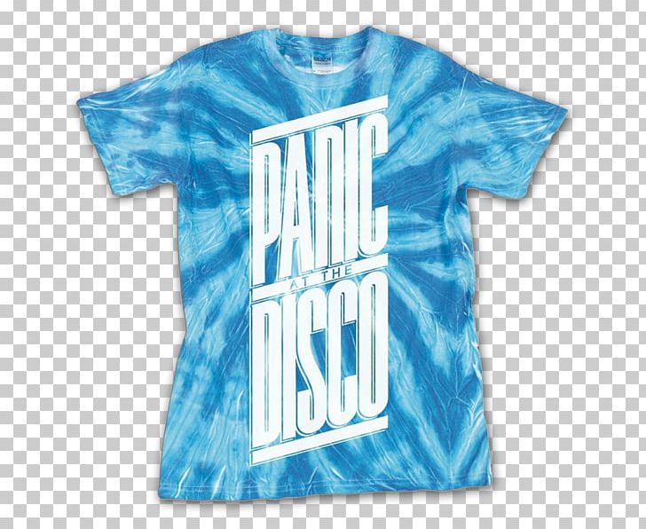 T-shirt Blue Tie-dye Panic! At The Disco PNG, Clipart, Active Shirt, Aqua, Blue, Brand, Clothing Free PNG Download