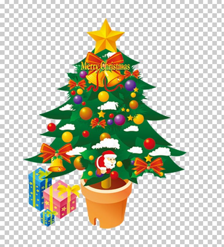 Christmas Tree Santa Claus Christmas Ornament Sticker PNG, Clipart, Child, Christmas, Christmas Decoration, Christmas Frame, Christmas Lights Free PNG Download