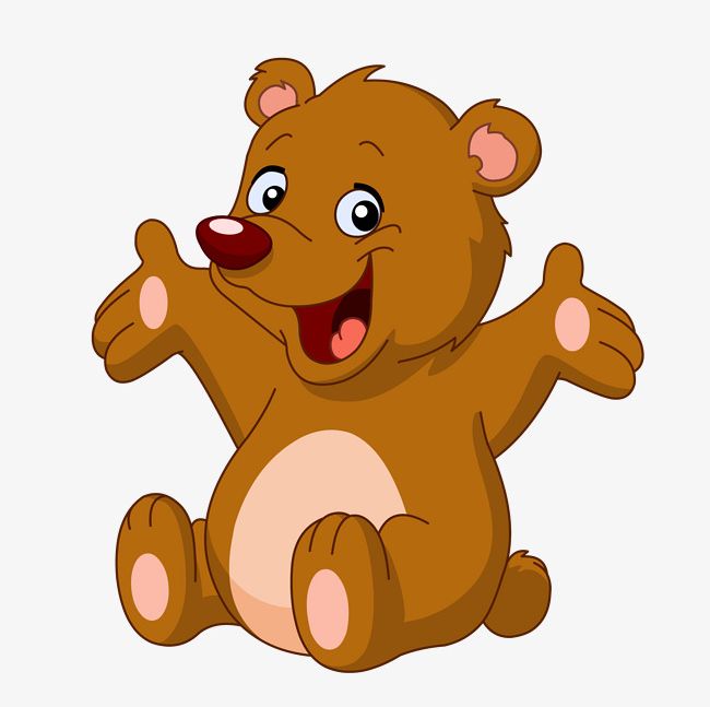 Happy Little Bear PNG, Clipart, Animal, Animals, Bear, Bear Clipart, Bear Clipart Free PNG Download