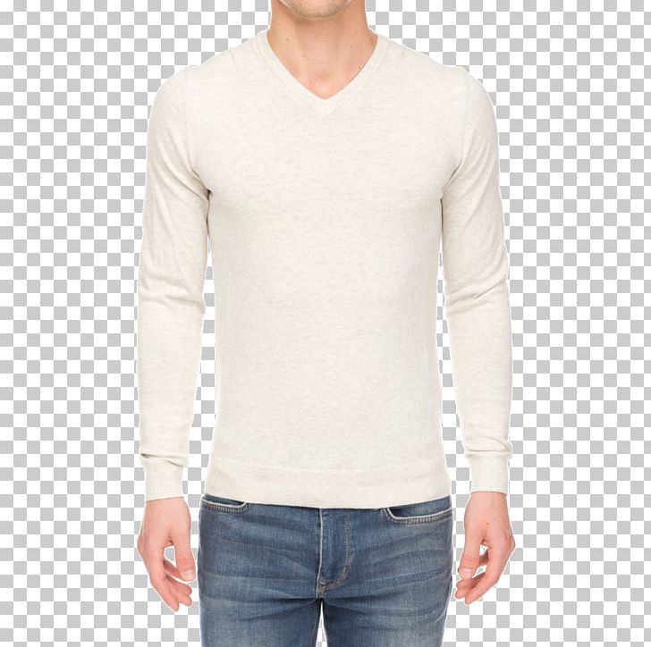 Long-sleeved T-shirt Long-sleeved T-shirt Sweater PNG, Clipart, Arm, Beige, Cardigan, Clothing, Collar Free PNG Download