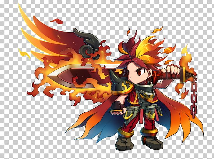 Brave Frontier Flame Fire King Pixy King Png Clipart Action Figure Android Anime Brave Frontier Chota