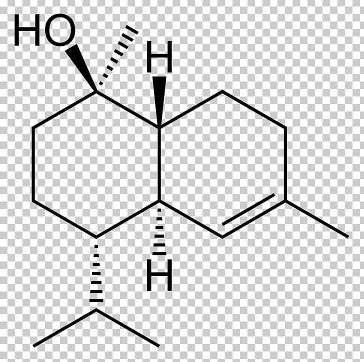 Alpha-Cadinol Delta-Cadinol Structure Cadinene PNG, Clipart, Alpha, Angle, Area, Black, Black And White Free PNG Download