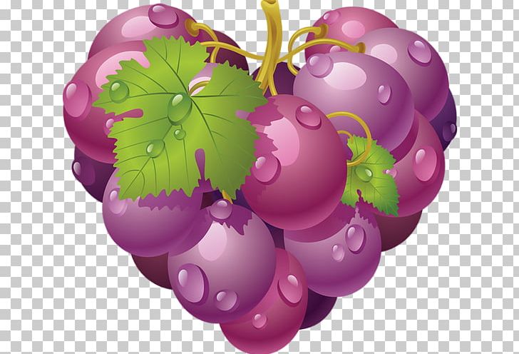Grape Juice Fruit Heart PNG, Clipart, Berry, Food, Fruit, Fruit Nut, Grape Free PNG Download