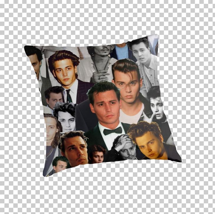 Johnny Depp T-shirt Cushion Throw Pillows PNG, Clipart, Celebrities, Collage, Cushion, Johnny Depp, Material Free PNG Download