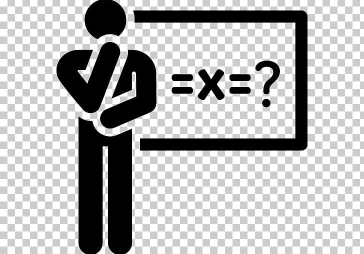 Mathematics Computer Icons Education PNG, Clipart, Area, Black And White, Brand, Classroom, Communication Free PNG Download