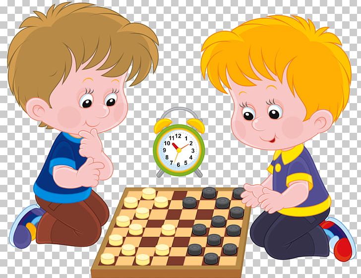 playing board games clip art